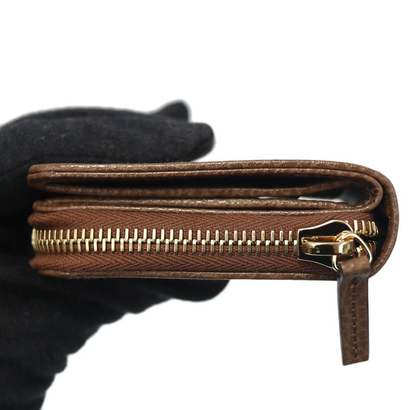 Gucci Compact Bifold Wallet GG Canvas Brown - Picture 3 of 8